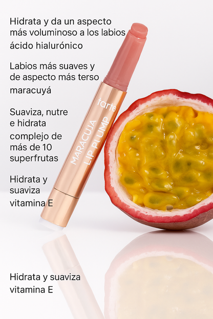 Voluminizador de labios con brillo cristalino y acabado jugoso 2x1